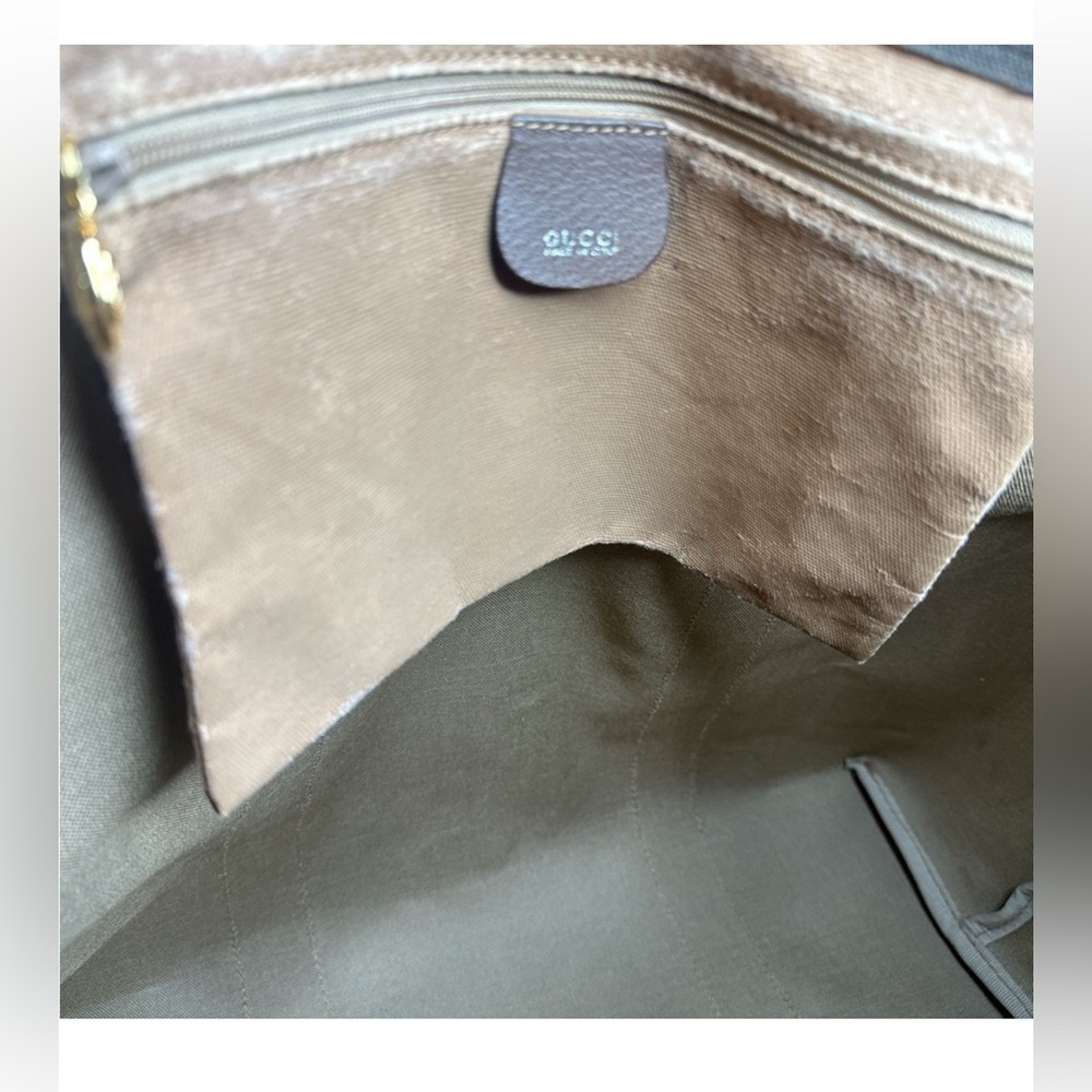 ❌ SOLD ❌ Gucci PVC vintage tote travel bag - Picture 11 of 12